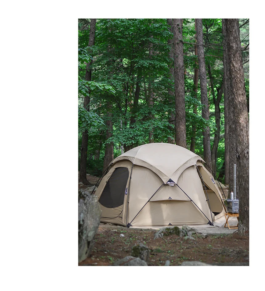 Waterproof Windproof Nylon Camping Dome Tent for 3-4 People