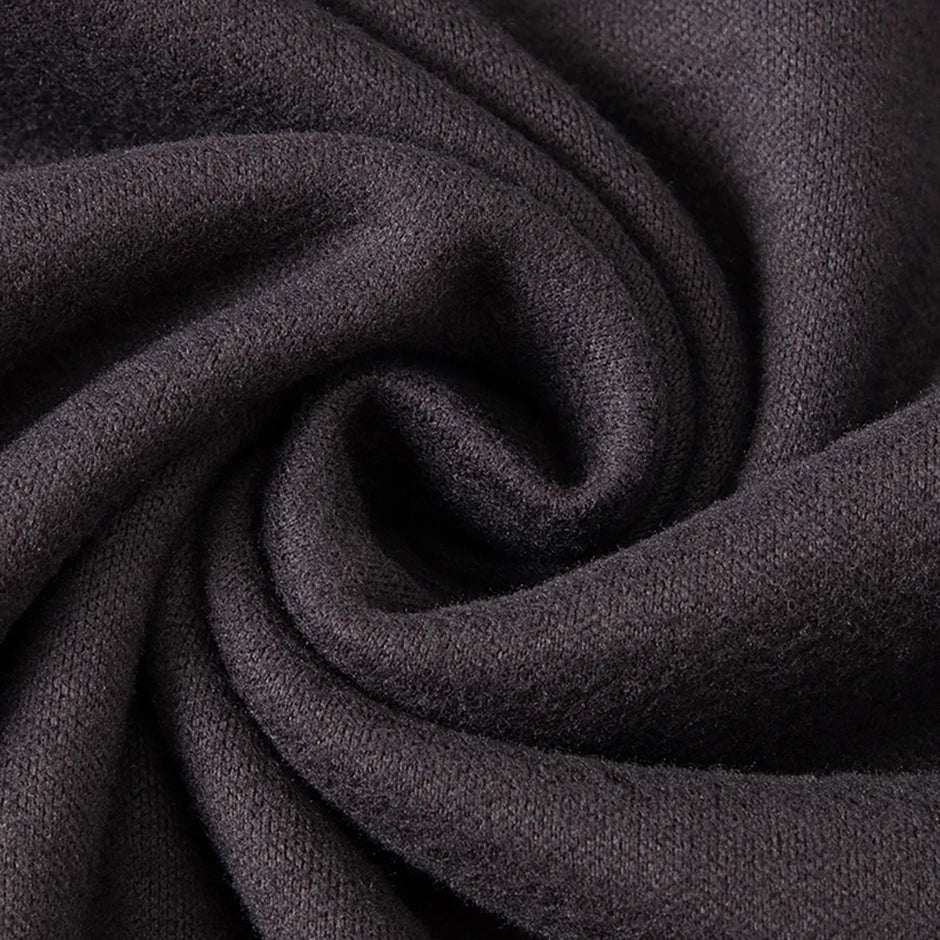 Men's Long-Sleeved Mock Neck Autumn Winter Casual Top