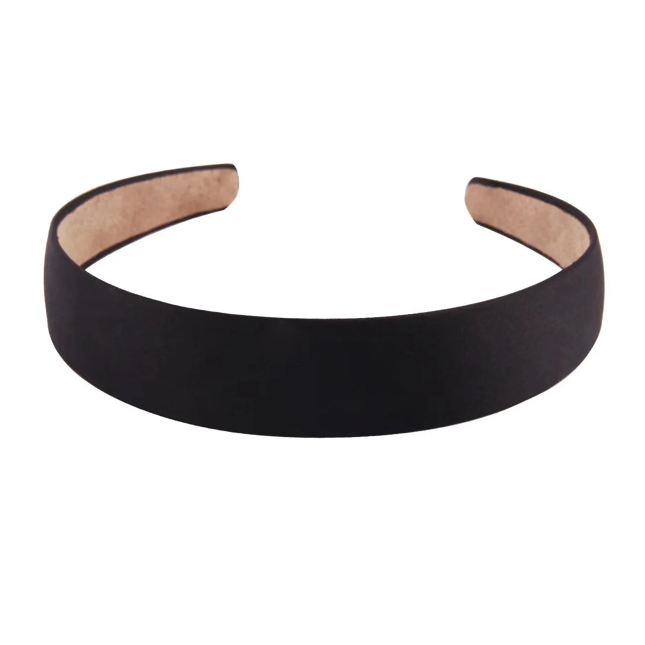 Plain 3CM Wide Satin Headband for Women, 1 or 2 Pieces