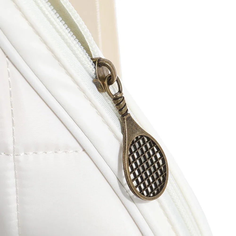 Tennis Racket Carrying Bag Waterproof Portable Badminton Racquet Bag Zipper Closure Tennis Racquet Crossbody Bag for Women Men - Buy online at  Vibe In Cart.