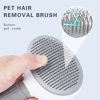 Pet Dog Brush Cat Comb Self Cleaning Pet Hair Remover Brush For Dogs Cats Grooming Tools Pets Dematting Comb Dogs Accessories - Buy online at  Vibe In Cart.