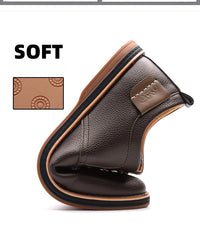 Men's Casual Business Leather Shoes Men Fashion Lace-up Derby Shoe Mens Light Comfortable Outdoor Driving Flats - Buy online at  Vibe In Cart.