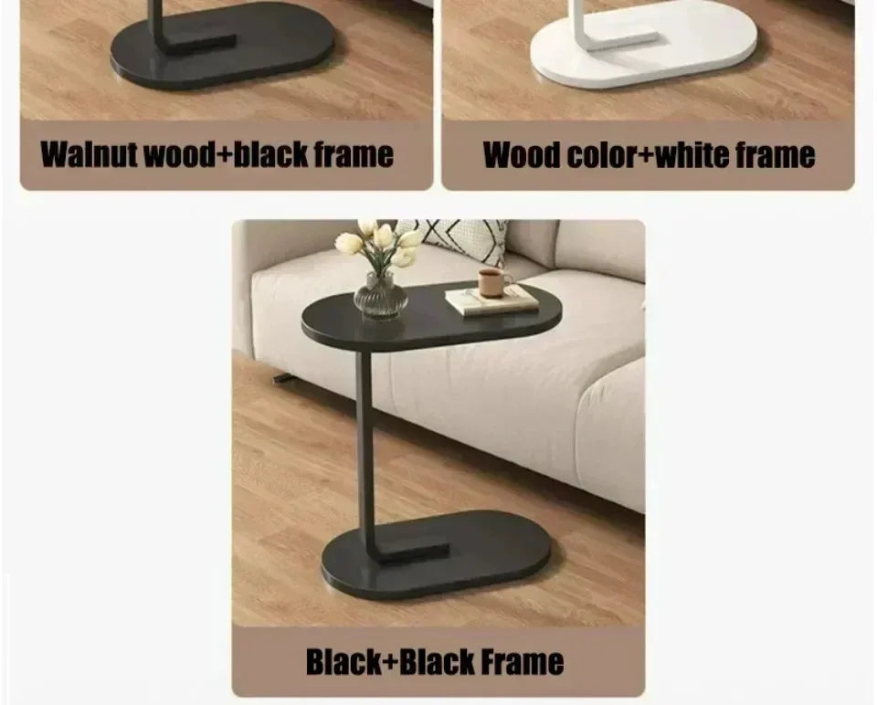 Modern Light Luxury Compact Coffee Table – C-shaped Portable Side Table for Living Room Sofa - Buy online at  Vibe In Cart.