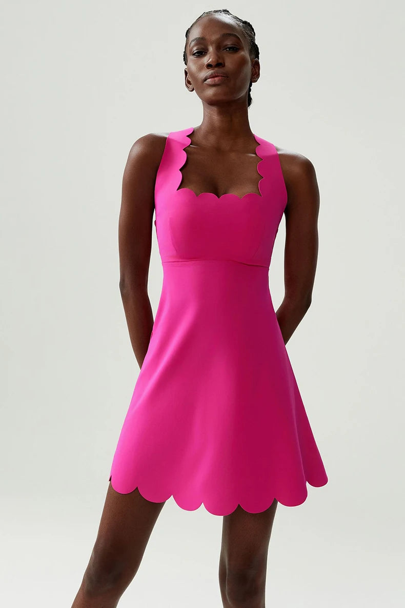 Women Tennis Yoga Dress Solid Color Buttery Soft Gym Suit Breathale Running Skirt Female Golf Short Sportswear Workout Clothes - Buy online at  Vibe In Cart.