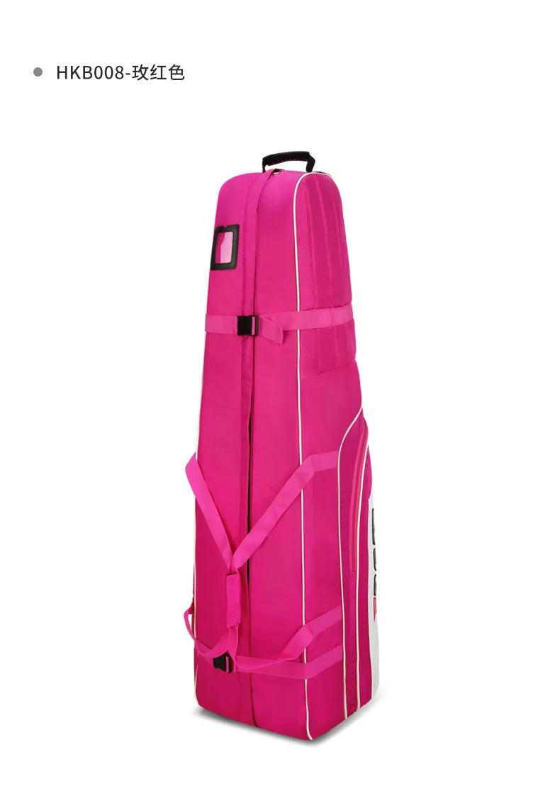 Foldable Nylon Golf Travel Bag with Wheel and Stand