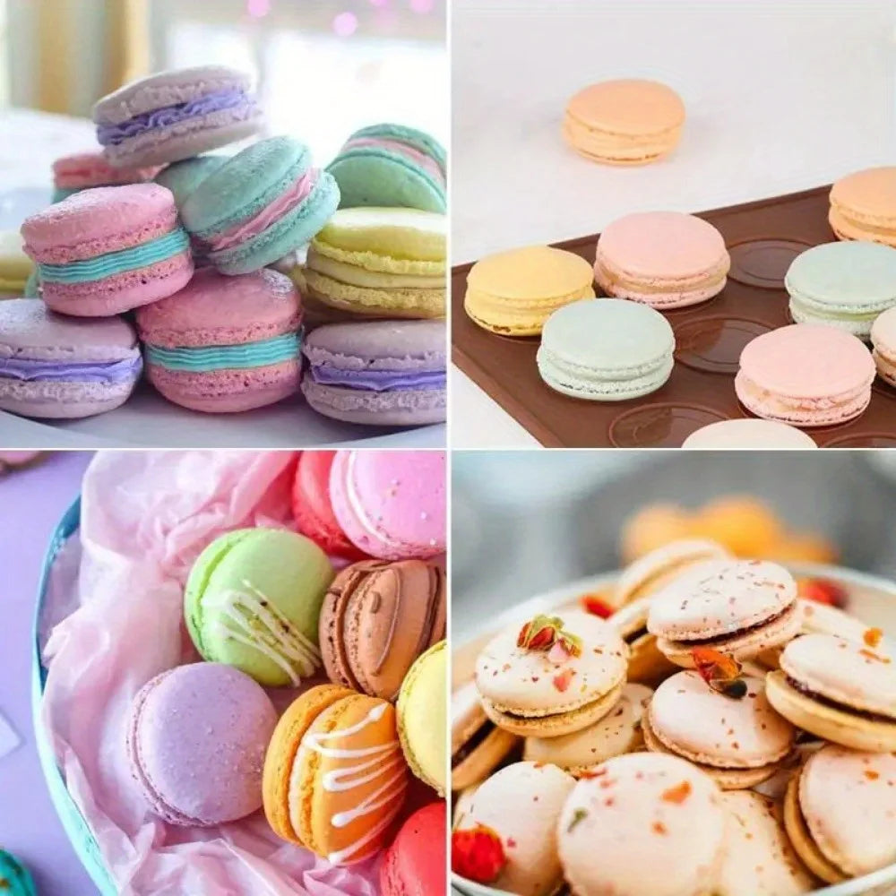 Holes Non-Stick Silicone Macaron Macaroon Pastry Oven Baking Mould Sheet Mat Diy Mold Useful Tools DIY Cake Bakeware Mold - Buy online at  Vibe In Cart.