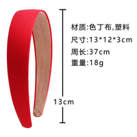 1/2pcs Plain 3CM Wide Satin Headband Girls Fabric Covered Resin Hairbands Plastic Hair Hoop Kids Elastic Bands Hair Accessories - Buy online at  Vibe In Cart.