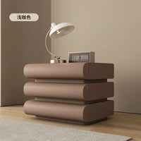 Modern Morocco Nightstand with Drawers and Storage