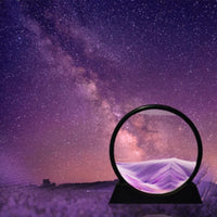 3D Moving Sand Art Picture Round Glass Deep Sea Sandscape Hourglass Quicksand Craft Flowing Sand Painting Office Home Decor Gift - Buy online at  Vibe In Cart.