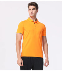 Quick Dry Men's Sports Polo Shirt Golf wear Summer Gym Fitness Training Clothing Comfortable Breathable Shirts - Buy online at  Vibe In Cart.