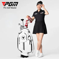 Waterproof PU Golf Ball Bag with Wheel and High Capacity
