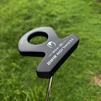 High MOI Golf Putter with CNC Milled Zinc Alloy Head and Center Hole Design
