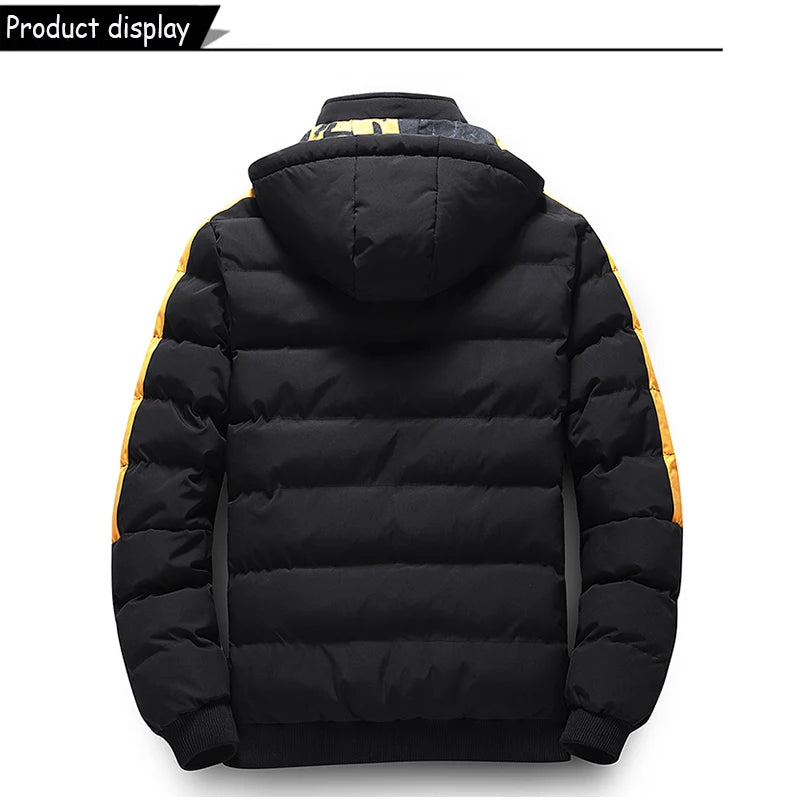 Winter Men Outdoor Windbreak Brand Removable Hooded Jacket Men Windbreak Thick Warm Casual Fashion Parka Jacket Coat Male Hots - Buy online at  Vibe In Cart.