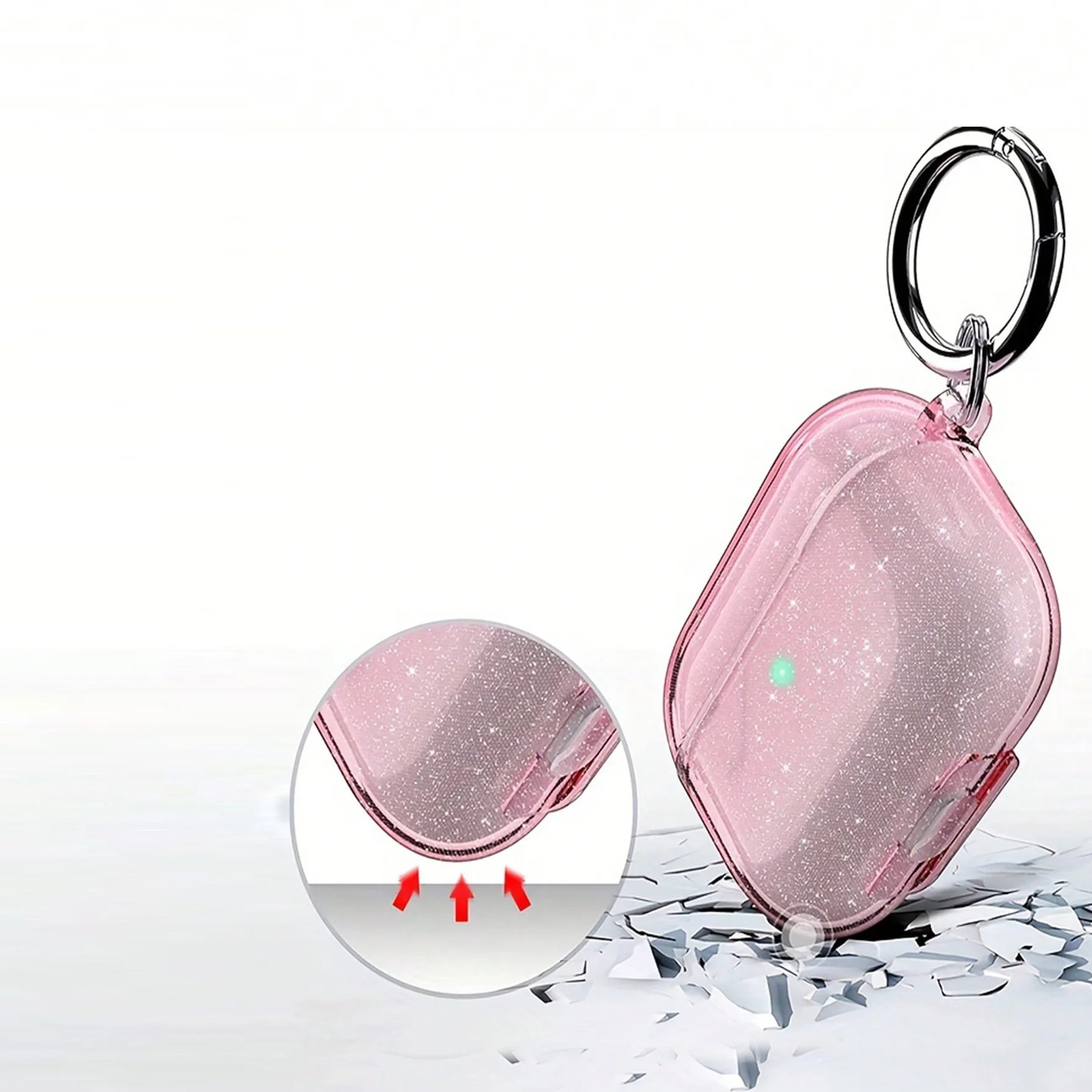 Wireless Earphone Protective Case in Silicone and TPU with Cleaner Kit