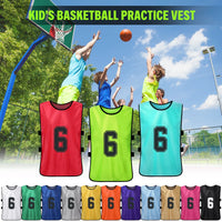 6PCS/2PCS Adults Soccer Pinnies Quick Drying Football Team Jerseys Youth Sports Scrimmage Soccer Team Numbered Bibs Sports Vest - Buy online at  Vibe In Cart.