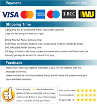 Unisex Dark Green Waterproof Leather Golf Stand Bag