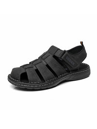 First-Layer Cowhide Men's Sports Sandals, Open-Toe Outdoor Non-Slip Sandals, Casual Men's Shoes, Outdoor Fashion Beach Shoes, Light and Comfortable, Can Be Worn by Men and Women, Suitable for Outdoor Hiking, Travel, Work - Buy online at  Vibe In Cart.