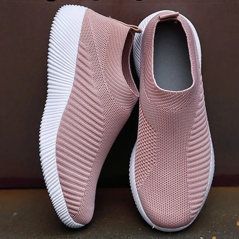 Women Shoes Breathable Flats Elastic Flat Shoes For Women Sneakers Zapatos Mujer Spring Summer Footwear Lightweight Sports Shoes - Buy online at  Vibe In Cart.