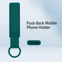 Universal Desk Holder for Mobile Phones with Finger Grip and Stand