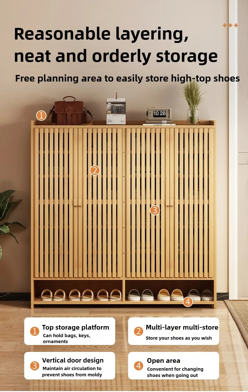 Shoe cabinet for home use, doorstep storage cabinet, wall facing hallway, indoor entrance, rental room, multi-layer shoe rack - Buy online at  Vibe In Cart.