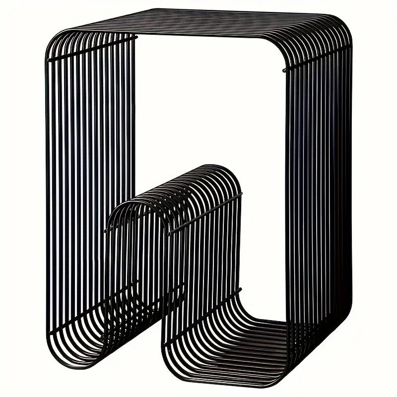 Modern Scandinavian Metal Coffee Table Living Room Furniture Sleek  Side Table Minimalist Storage for Magazines and Books - Buy online at  Vibe In Cart.