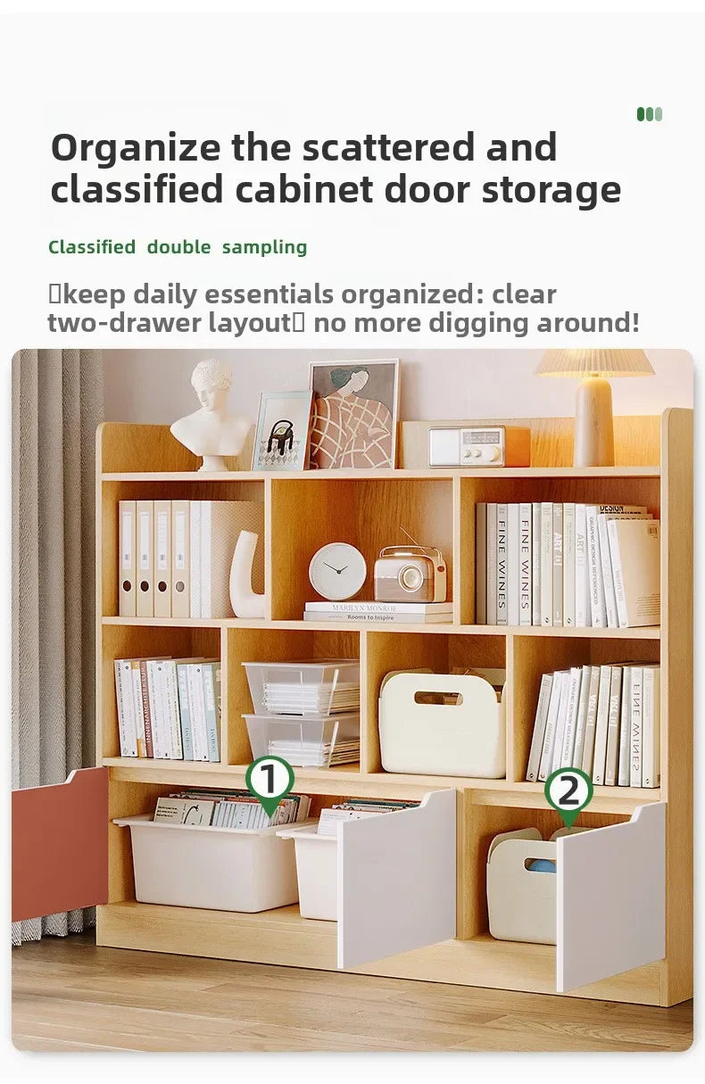 Lockers Household Simple Multi-grid Storage Organizing Cabinet Living  Display Cabinet Simple Bookshelf Multi-layer Shelf - Buy online at  Vibe In Cart.