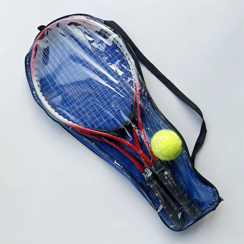 Beginner Small Tennis Racket Alloy Tennis Training Double Racket Dribbling Male and Female Students Practice Racket - Buy online at  Vibe In Cart.