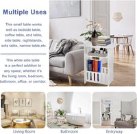 Small Bedside Table Sofa Side Table Living Room Cabinet Side End Coffee Tea Table Nightstand Storage Shelf for Bedroom Bedside - Buy online at  Vibe In Cart.