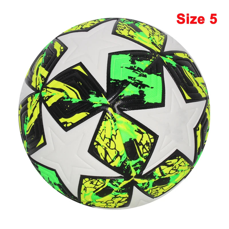 Soccer Balls, Size 5 and Size 4, PU Material, Seamless Design