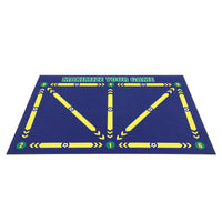 Thick Soccer Training Mat 60x90cm Durable Non-Slip Foldable for Indoor Outdoor