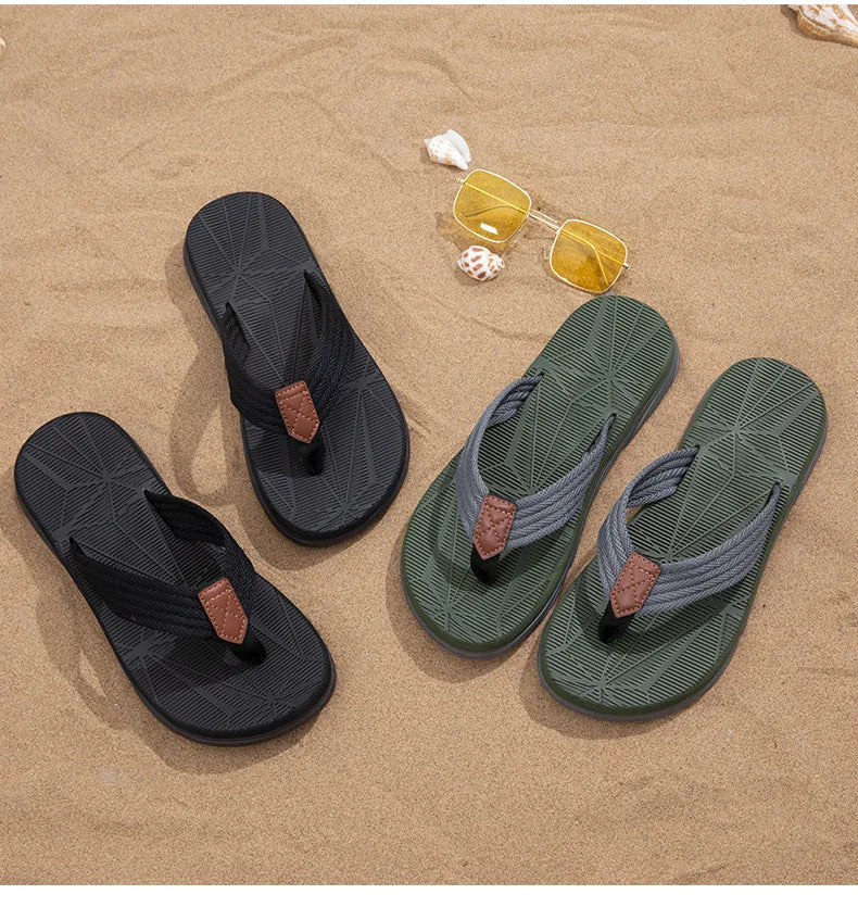 Crestar Summer Flatform Sandals For Men Outdoor Non-slip Beach Flip Flops Fashion New Soft Casual Home Slippers Bathroom Slides - Buy online at  Vibe In Cart.