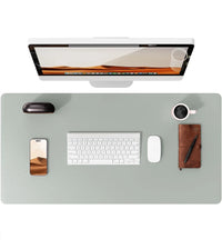 Large Non-Slip PU Leather Office Desk Mat for Mouse and Laptop Pad