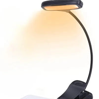 LED Book Light Reading Light Eye Caring Clip-on USB Rechargeable Dimmable Light Lamp Adjustable Flexible Night Reading Lamp - Buy online at  Vibe In Cart.