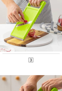 Multifunctionele Vegetable Cutter With Steel Blade Mandoline Slicer Potato Peeler Carrot Cheese Grater Kitchen Accessories Tools - Buy online at  Vibe In Cart.