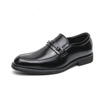 Men's Formal Slip-On Round Toe Loafers Breathable Non-Slip Shoes