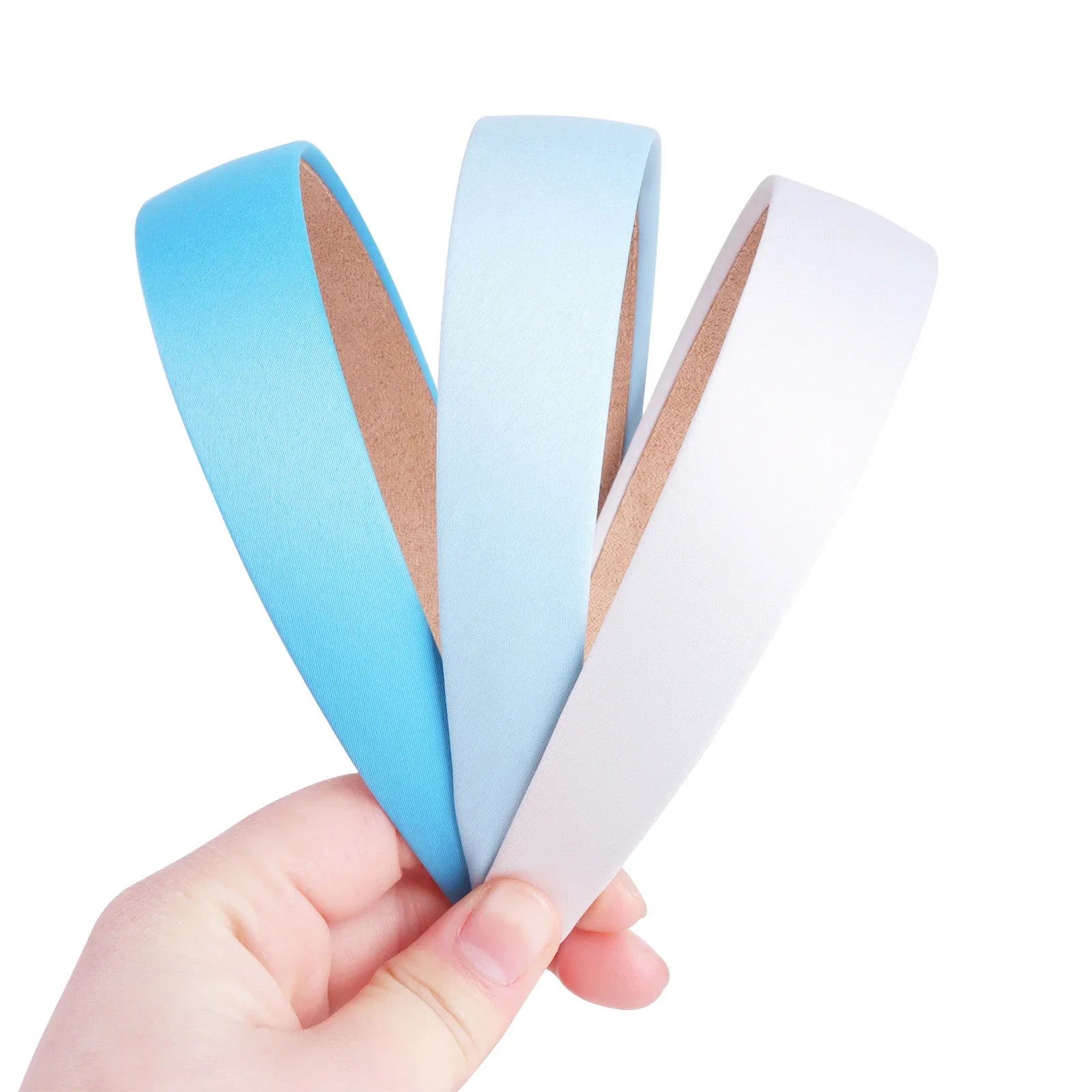 1/2pcs Plain 3CM Wide Satin Headband Girls Fabric Covered Resin Hairbands Plastic Hair Hoop Kids Elastic Bands Hair Accessories - Buy online at  Vibe In Cart.