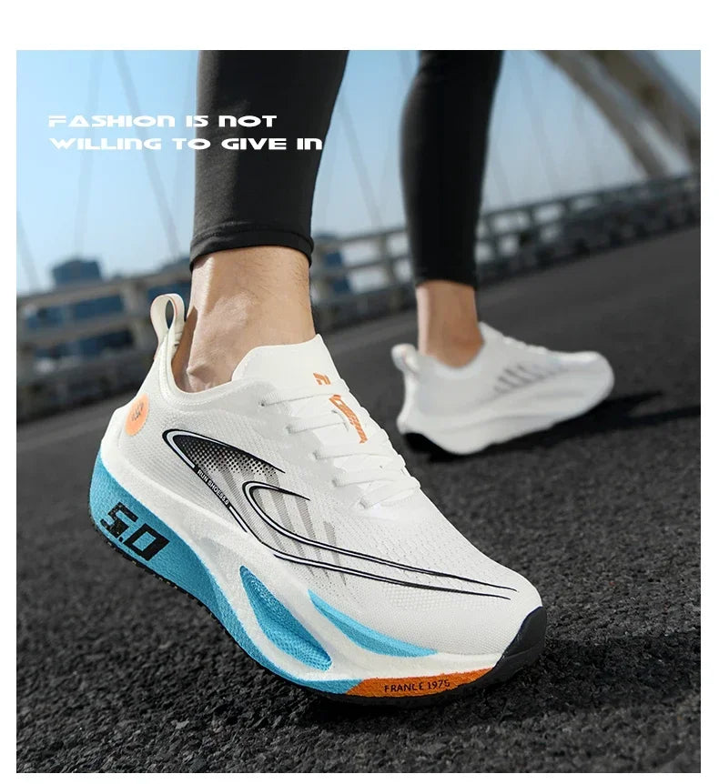Unisex 2025 Full Carbon Plate Running Shoes Professional Marathon Racing Lightweight Bounce Cushion Breathable Sports Sneakers - Buy online at  Vibe In Cart.