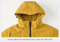 Unisex Waterproof Windproof Warm Winter Fleece Coat for Outdoor Use