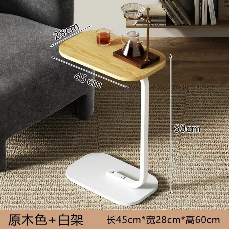 Wooden Rectangular Coffee Table for Living Room, 45x28x59cm