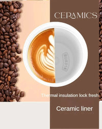 Large Capacity Ceramic Vacuum Flasks Reusable Double Wall Thermoses Stainless Steel Coffee Mug Insulated Cup Home Drinkware - Buy online at  Vibe In Cart.