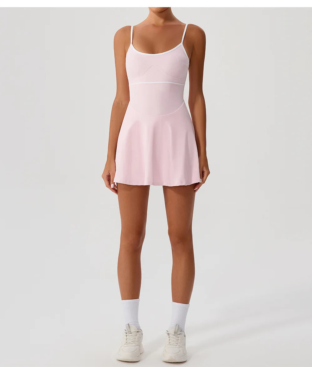 Tennis Dress For Women with Pockets Golf Skirts Anti Shorts Yoga Suit Badminton Clothing Activewear - Buy online at  Vibe In Cart.