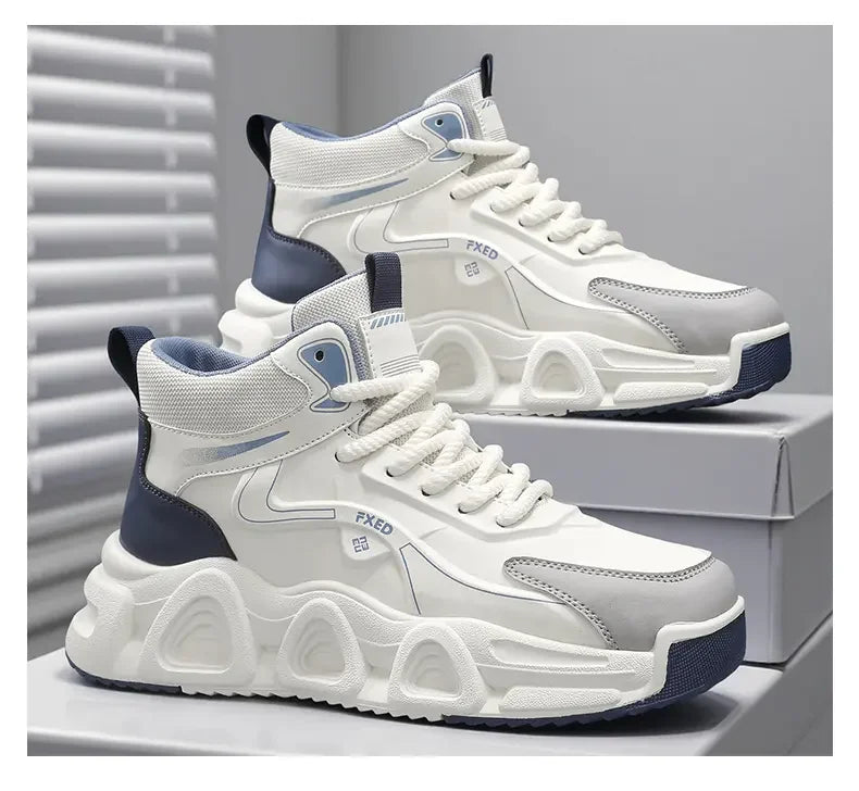 Men's Ankle Snow Boots with Lace-Up Closure