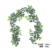 Hanging Plastic Simulation Vine Plant Pendant for Outdoor Use