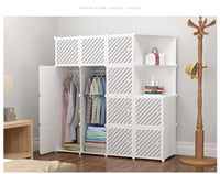 Modern Minimalist Closet Nordic Makeup Cube Jewelry Simple Portable Display Door Shelves Wardrobe Fabric Armario Hotel Furniture - Buy online at  Vibe In Cart.