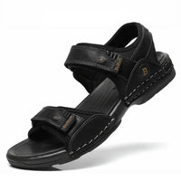 First-Layer Cowhide Men's Sports Sandals, Open-Toe Outdoor 防滑 Sandals, Casual Men's Shoes, Outdoor Fashion Beach Shoes, Li - Buy online at  Vibe In Cart.