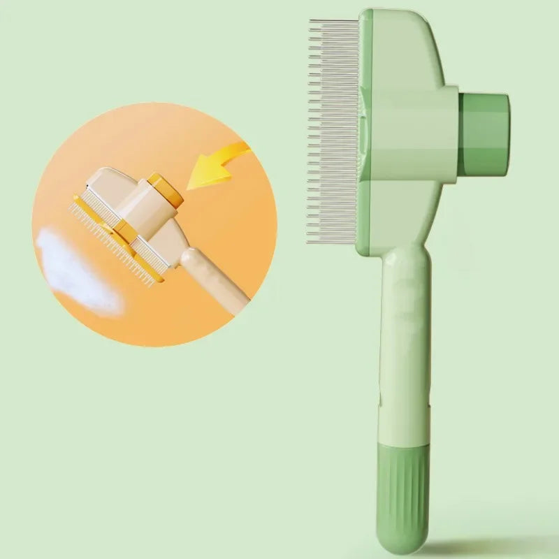 Dog Comb Pet Hair Remover One Button Dogs Brush Self-cleaning Cat Brush Massage Combs for Dog Grooming Brushes for Pet Products - Buy online at  Vibe In Cart.