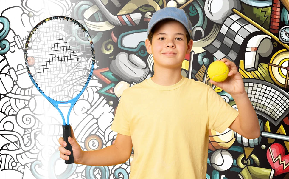 AMASPORT Tennis Rackets for Kids Toddlers 17'' with Cover Bag for Girl and Boy Tennis Racquet - Buy online at  Vibe In Cart.