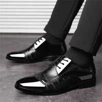 Men's Dress Shoes Business Oxfords Patent Leather Dress Shoes Classic Loafers Formal Derby Shoes For Men - Buy online at  Vibe In Cart.