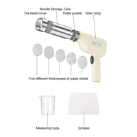 Electric Pasta Noodle Maker 5 Molds Wireless Noodle Maker Rechargeable Small Utility Kitchen Gadget - Buy online at  Vibe In Cart.