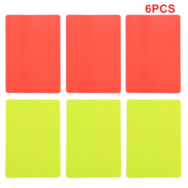 2PCS 4PCS 6PCS Soccer Referee Red Yellow Cards Football Match RefereeReferee Tool Warning and Ejection Cards - Buy online at  Vibe In Cart.